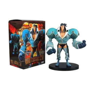 

ONE PIECE 15th Anniversary FRANKY Reformer Statue Luffy Partner Combination Stand Edition PVC Action Figure Model Toys BOX Y1110