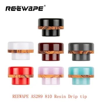 

1pcs random color Mouthpiece REEWAPE AS289 810 Resin Drip tip For RDA RTA Atomizer Vape Accessories