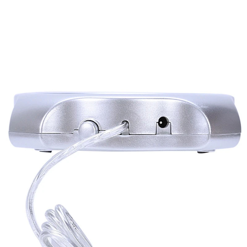 USB чайная чашка нагреватель для кофейной кружки нагревательные коврики с концентратором 4 порта USB PC для ноутбука, серебро
