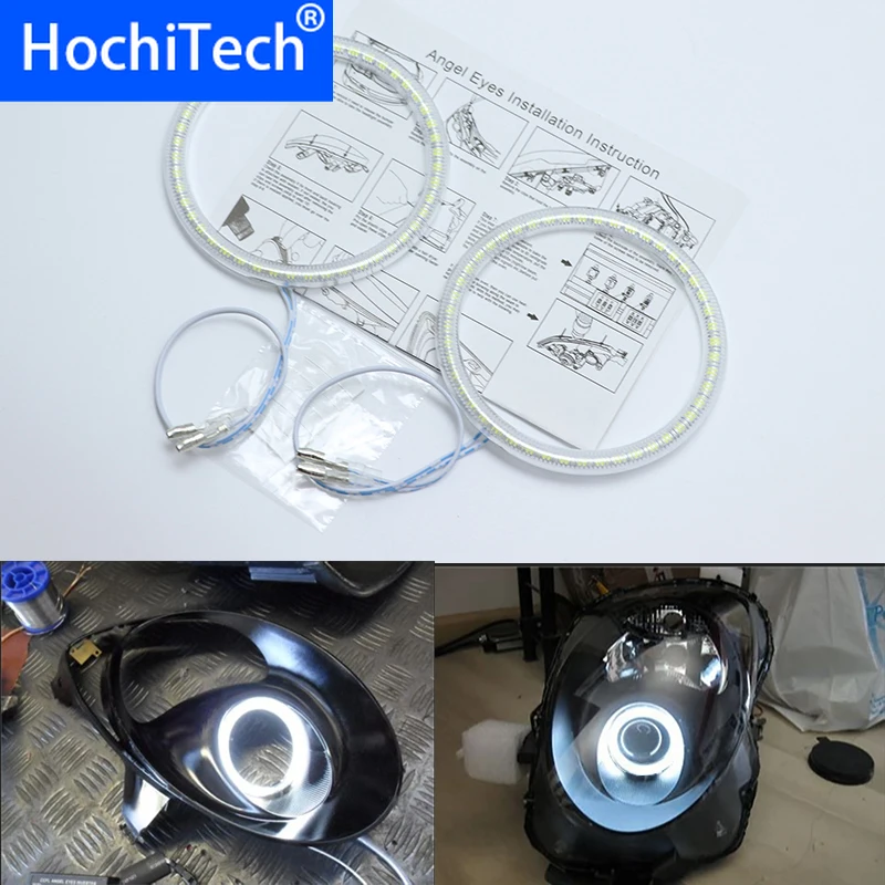 Ultra bright SMD white LED angel eyes halo ring kit day light DRL For Alfa Romeo Mito 2008-2015 Car Styling | Автомобили и