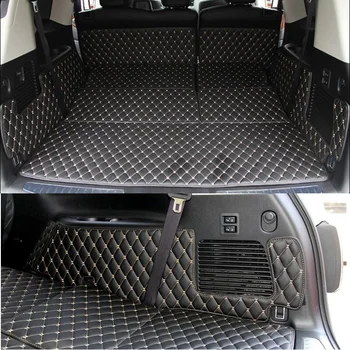 

Custom car trunk mats for Nissan Patrol 7seats Y62 waterproof durable boot carpets for Patrol -2013 styling