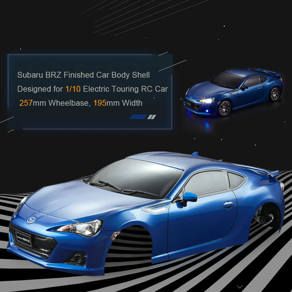 195 мм KillerBody RC Car Body Shell Frame Kit для Subaru BRZ 1/10 Electric Touring Racing DIY Parts|Детали и аксессуары| |