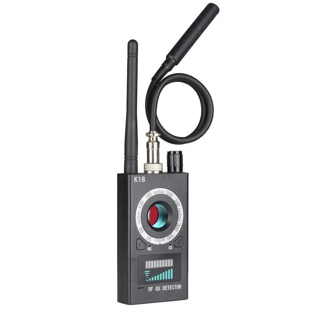 

GSM Audio Bug Finder Detect Wireless Products 1MHz-6.5GHz r60 GPS Signal RF Tracker Anti-spy Detector privacy protection