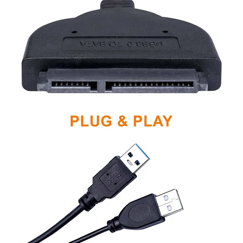 7 + 15 pin 5 Гбит/SATA к USB 3 0 адаптер кабель для подключения жесткого диска конвертер