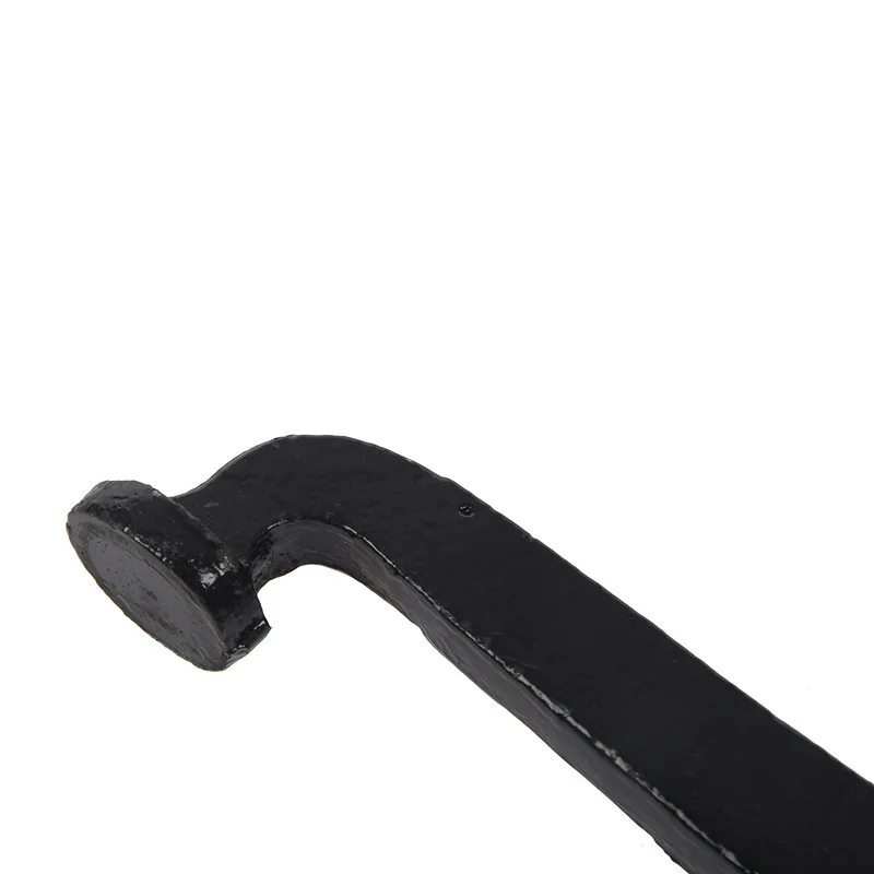 Metal Deep Throat Clamp For Folk Acoustic Guitar Bridge Black