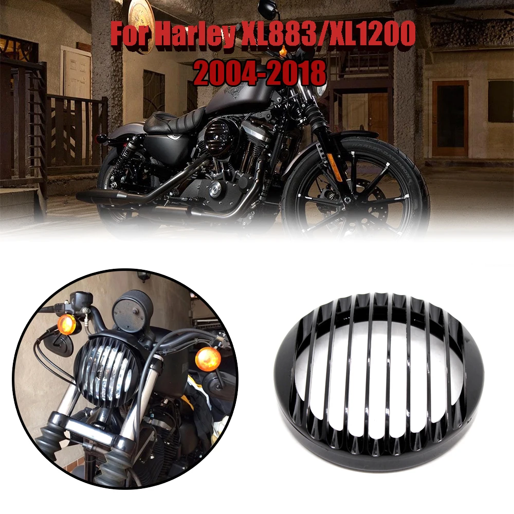 Для Harley Sportster XL 883 Железный 1200 04-18 Custom XL1200C Мотоцикл 5 3/4 &quotABS пластиковый