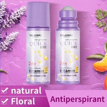 

80ml Odor Remover Rolling Bead Armpit Underarm Smell Removal Refresh Body Deodorant Woody Fragrance Summer Sweat Women Men