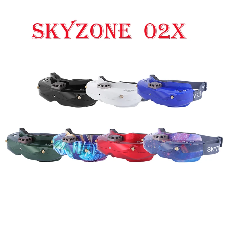 SKYZONE SKY02X 5 8 Ghz 48CH разнообразие FPV очки Поддержка 2D/3D HDMI головы слежения и вентилятор