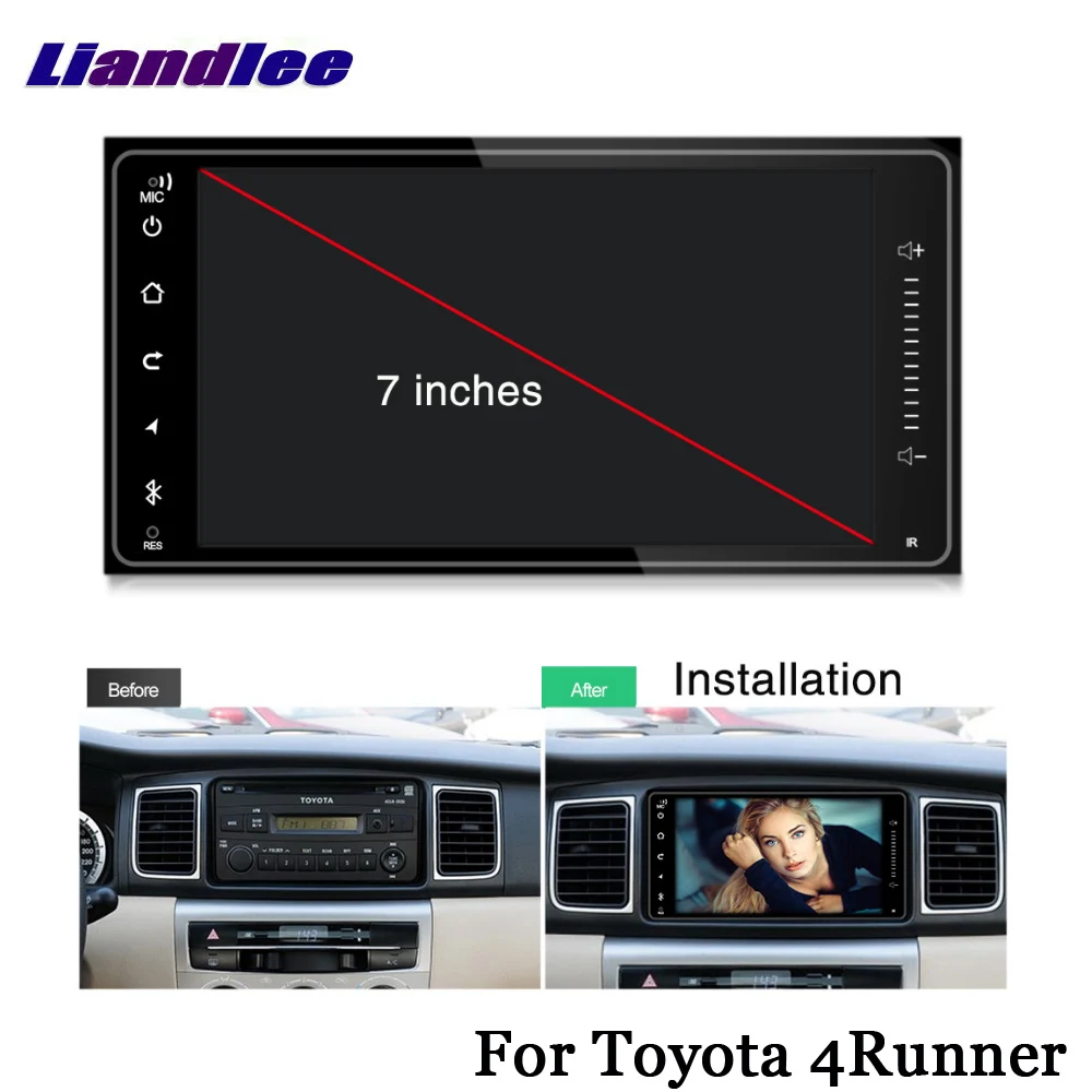 Транспортное средство GPS DVD проигрыватель для Toyota 4runner 2002 2009 Android автомобильный