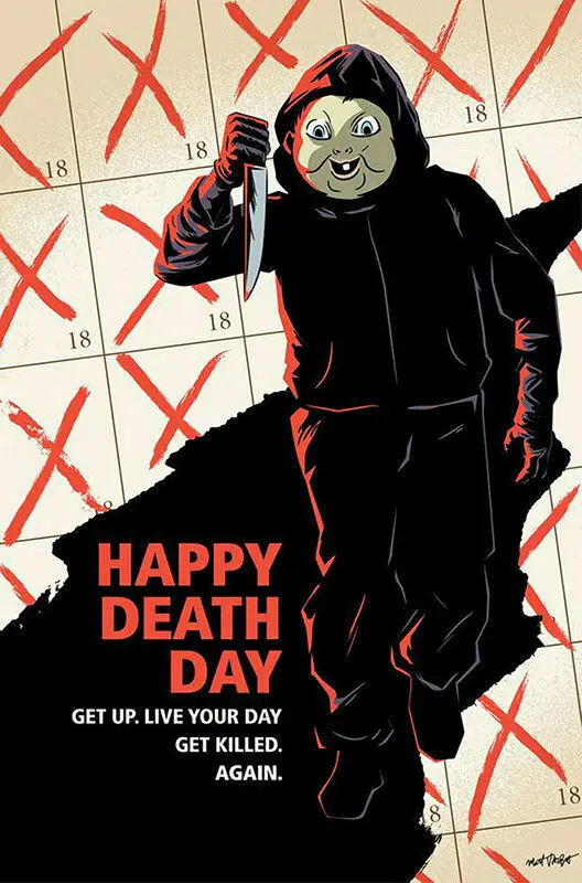 

J0072 Happy Death Day Moive Horror Classic Film Wall Sticker Silk Poster Art Light Canvas Home Decoration