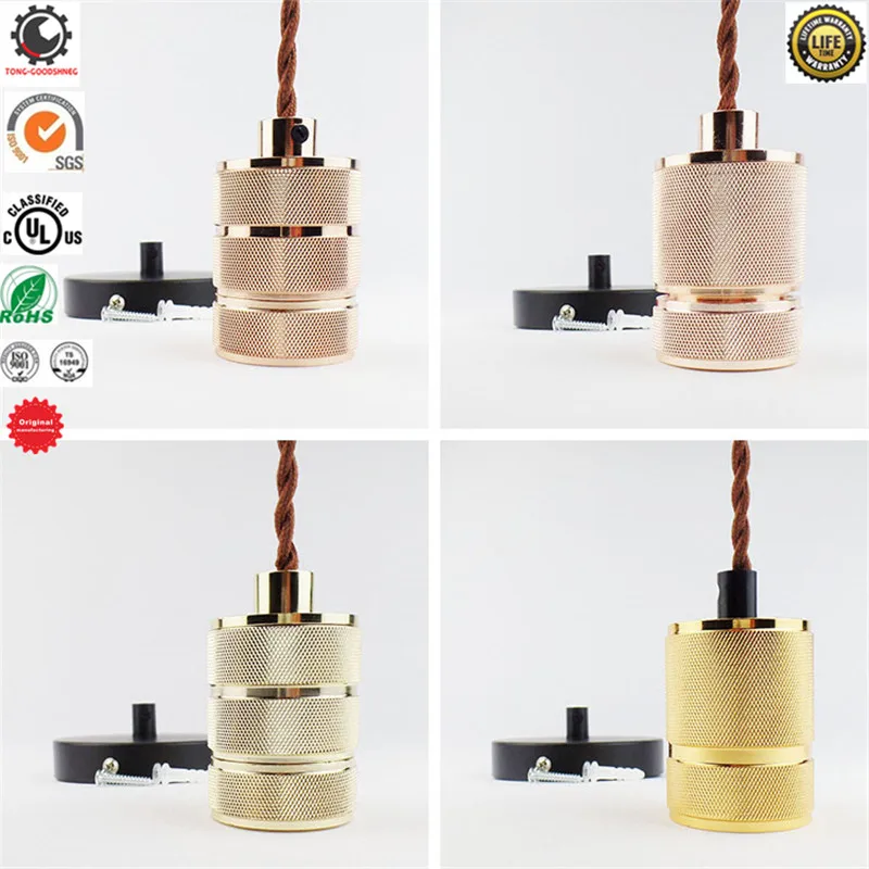 

E27 Vintage Edison Lamp Base Pendant light Screw Bulb base Light Socket Industrial Retro Fittings lamp holder