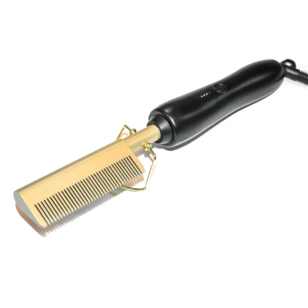 

Electric Curling Comb Copper Comb Wet And Dry Hair Curler Household Volume Straight Multi-Function Bangs Electric Coil Comb