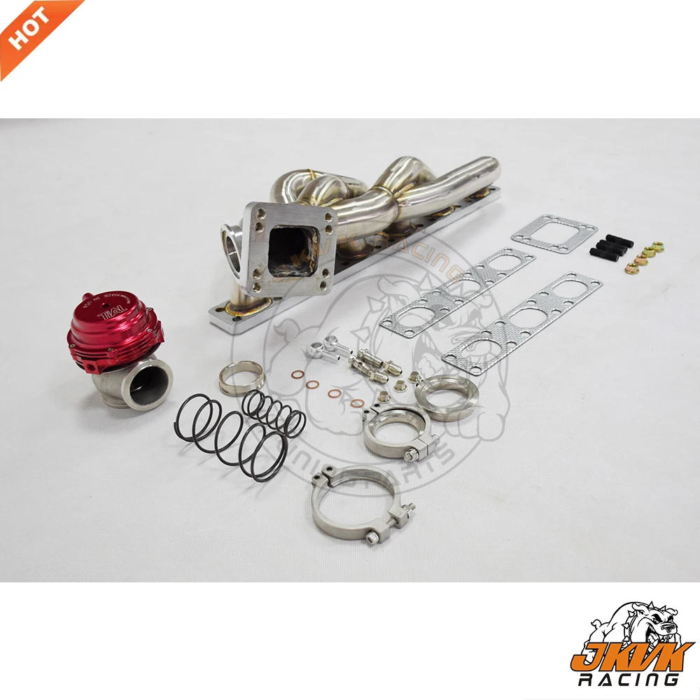 JKVK RACING 3 0 мм толстый турбо коллектор + 44 расточные ворота для E36 E39 M50 M52 S50 S52 с