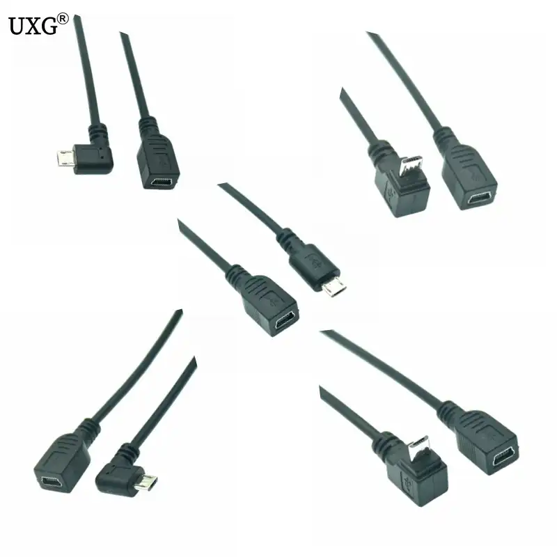 0 1メートル10センチメートルミニusb Tポート5pinマイクロusbオスコネクタアダプタ充電データショートケーブル電話用mp3 Mp4 Adapter Cable Usb To Usb Femalefemale To Female Usb Aliexpress