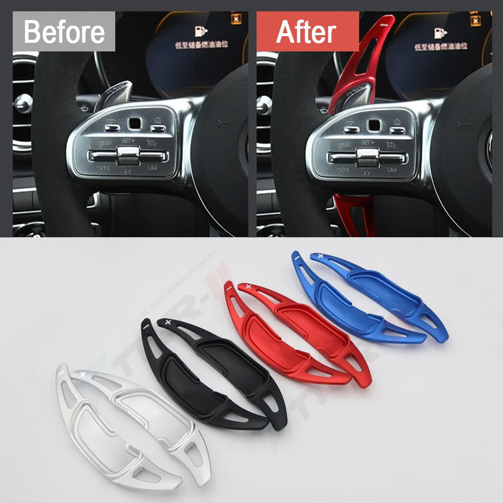 Лопастное переключение для Mercedes Benz класса A AMG A35 A45 C63 C43 SL63 CLA45 G63 GLS63 E63 CLS53 GLC43 2019 2020