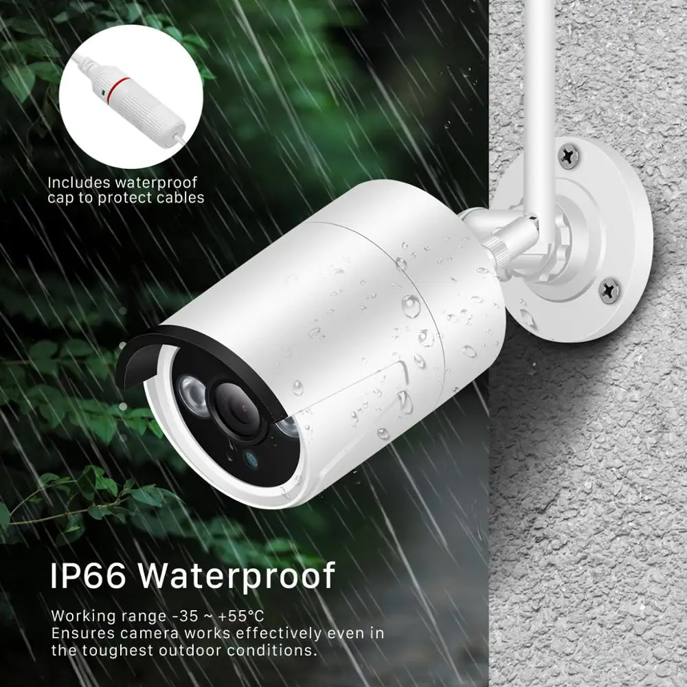 BESDER 5MP IP Camera Wifi Outdoor IR Night Vision Motion Detect 1080P Security CCTV Camera IP Xmeya P2P RTSP 3MP Wireless Camera 2