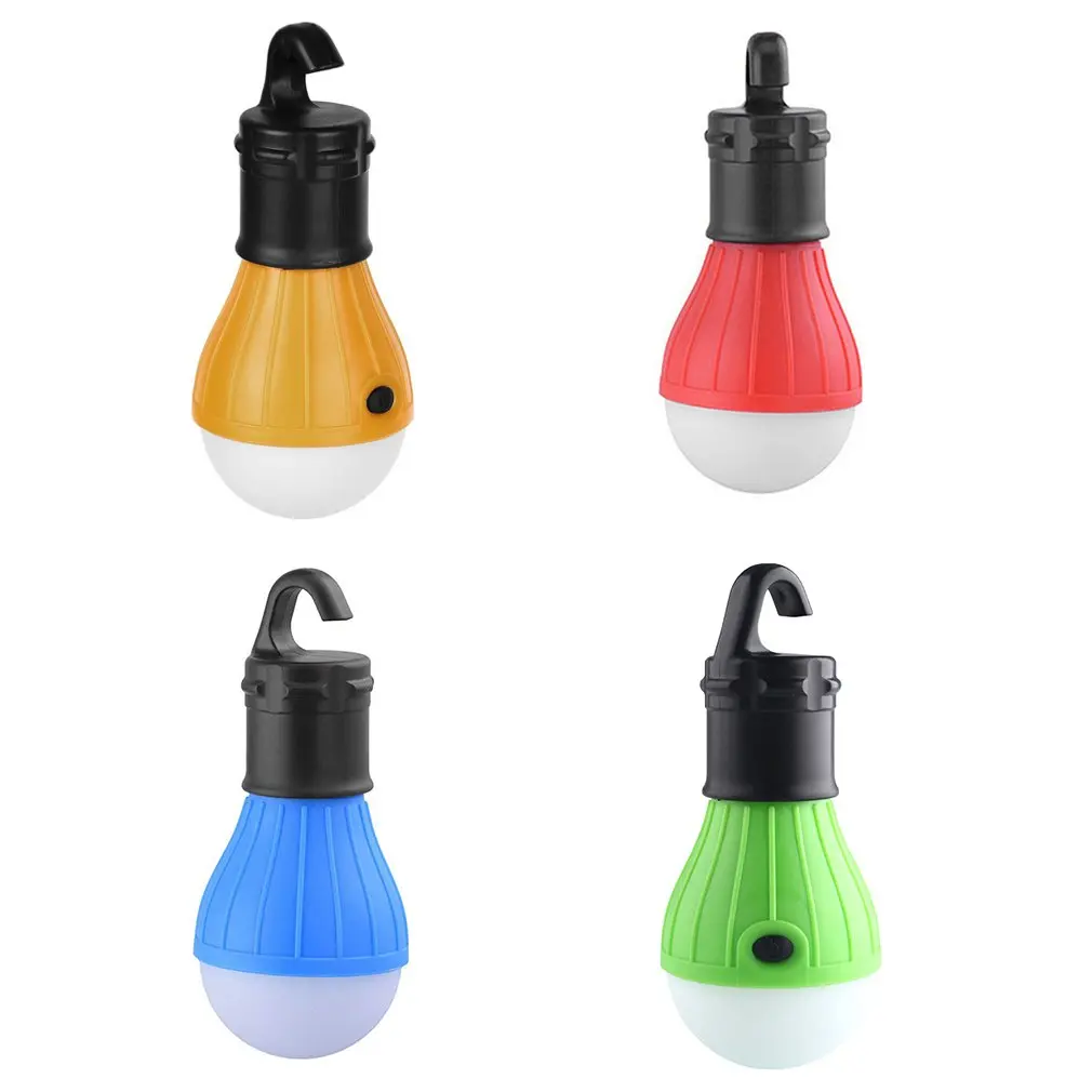 3LED Tent Hanging Lamp 3 Modes Outdoor SOS Emergency Carabiner Bulb Light Emergency Light Lantern Hiking Energy Saving Lamp