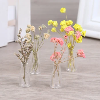 

Mini Vases Flower Container Models Dollhouse Vase Model Accessories Decoration For House Models Miniature Furniture Toys