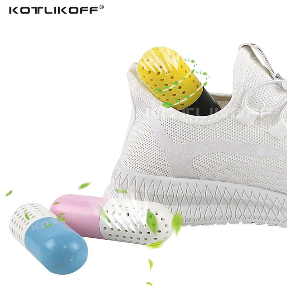 KOTLIKOFF влагопоглотитель дезодорант для обуви в форме капсулы осушитель ящик для обуви комнатный углеродный дезодорант осушитель набор для ухода за обувью