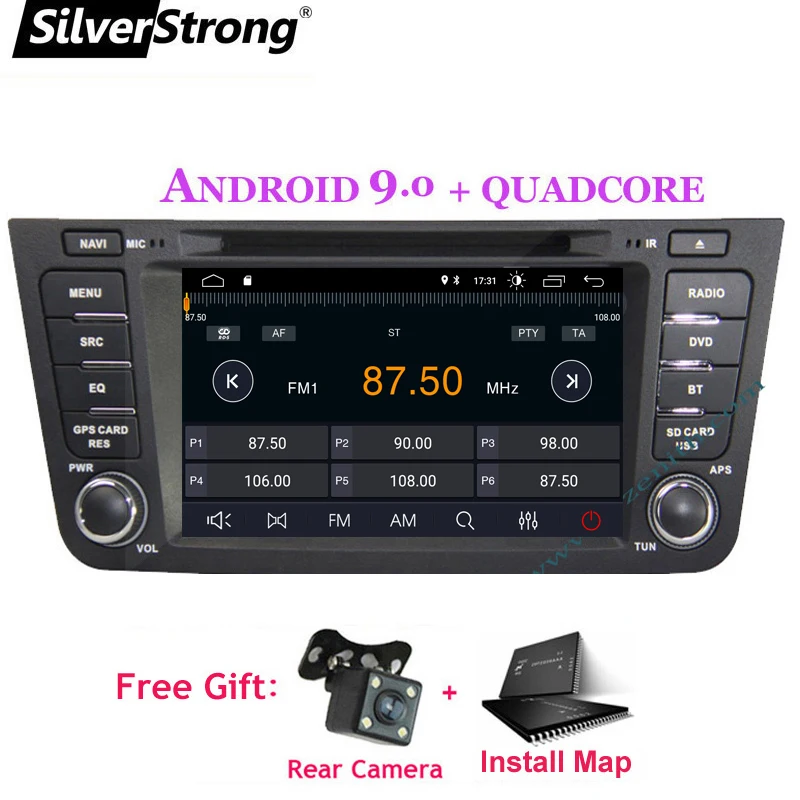 SilverStrong 2Din Android9.0 32GB rom автомобильный DVD для Geely Emgrand X7 GX7 DSP на автомобильный dvd
