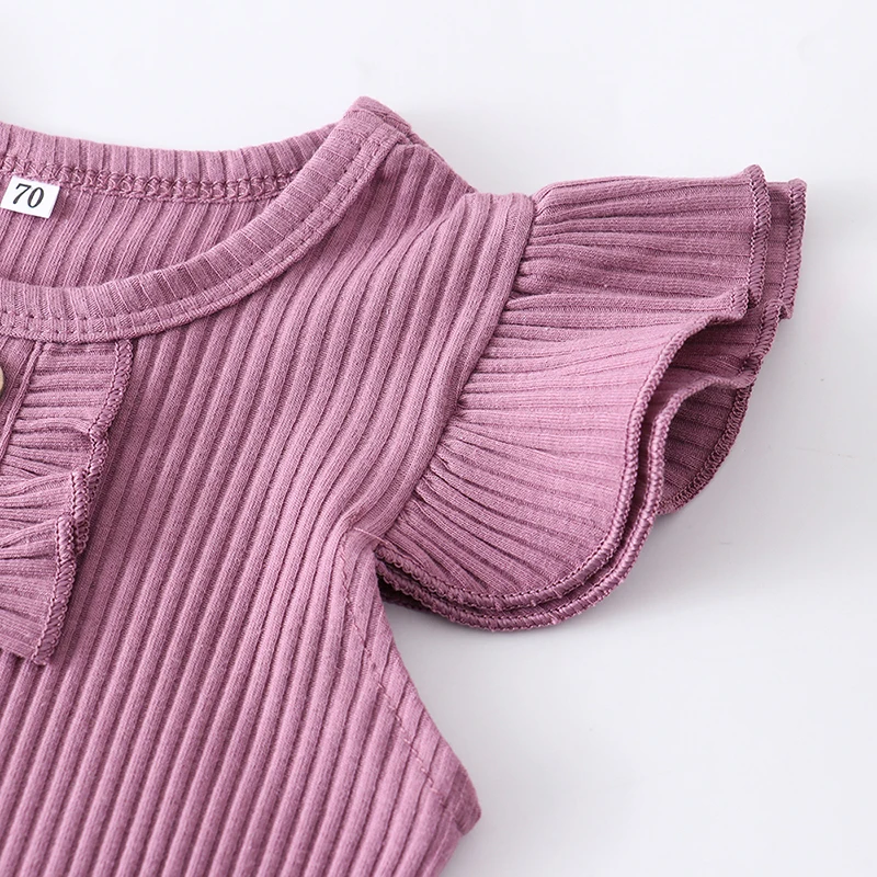 Newborn Baby Girl Clothes Set Summer Infant Outfits Solid Color Romper Flower Shorts Headband 3Pcs For Toddler Clothing kids clothes set,baby girl clothing set