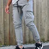 Jogger Sweatpants Track Pants Men Slim Fit Workout Trousers Male Multi-pocket Casual Skinny Pants Men's Zipper Design Sportswear 3