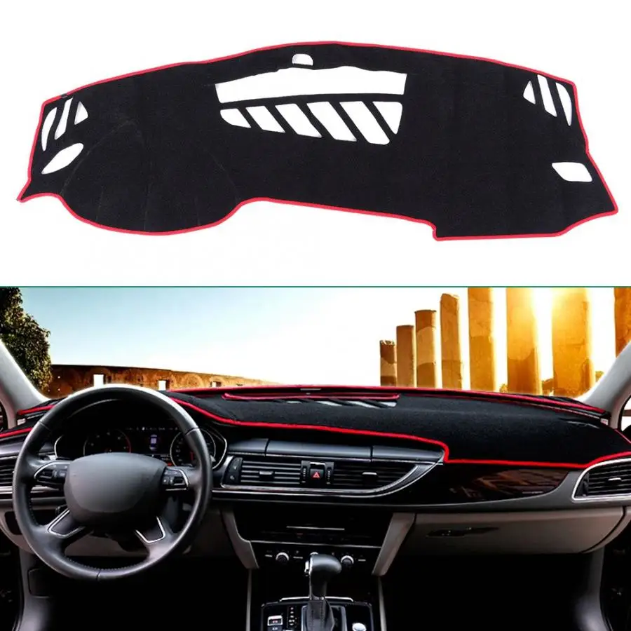 Car Dashboard Cover Dash Mat Sunshade Dashmat Fit for Audi A6 2013 Seat araba aksesuar | Автомобили и мотоциклы