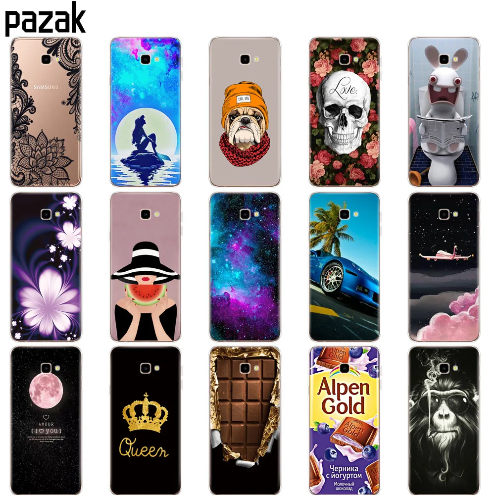 Мягкий силиконовый чехол для samsung J4 Plus чехол мягкий TPU чехол для Coque samsung J4 Plus J4 Prime sm j415 чехол s Capas J4Plus