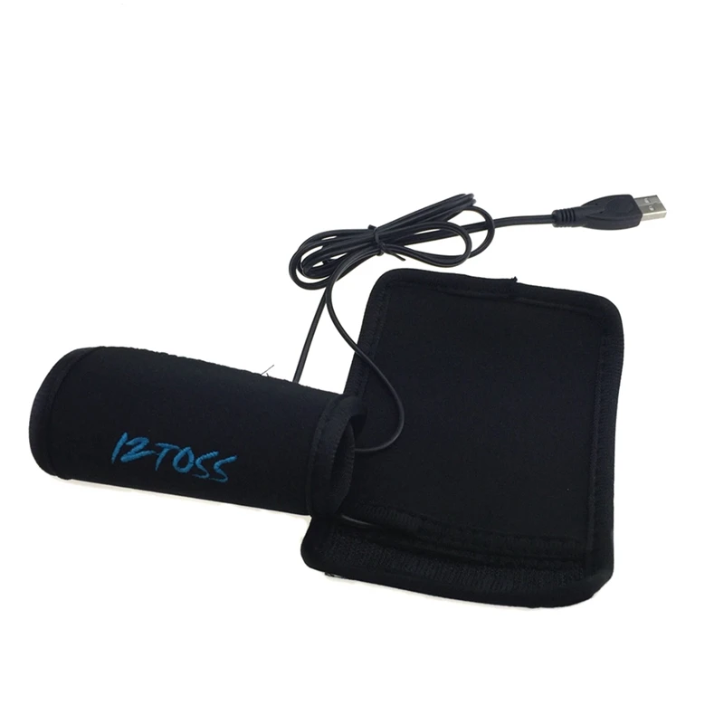 1 пара 7/8 дюймов мотоциклетные ручные ручки с подогревом USB электрическая велосипедная ручка для мотокросса нагреватель ручек съемные ручки новинка