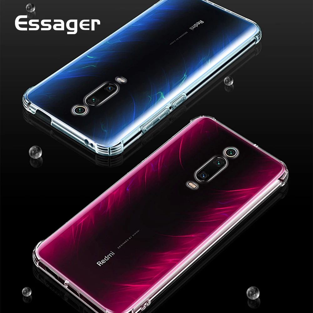 Прозрачный чехол Essager для телефона Xiaomi Mi 8 9 SE 9T мягкий ТПУ мобильный телефон Redmi 6 Pro