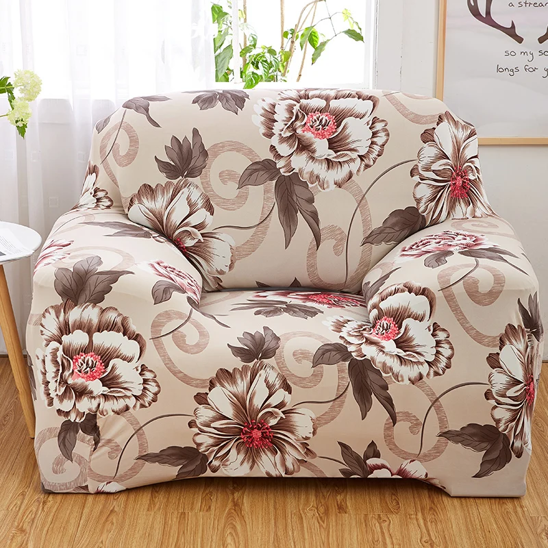 Модные эластичные стул на двоих диван защитную крышку чехол 1/3 Seater - Цвет: 4