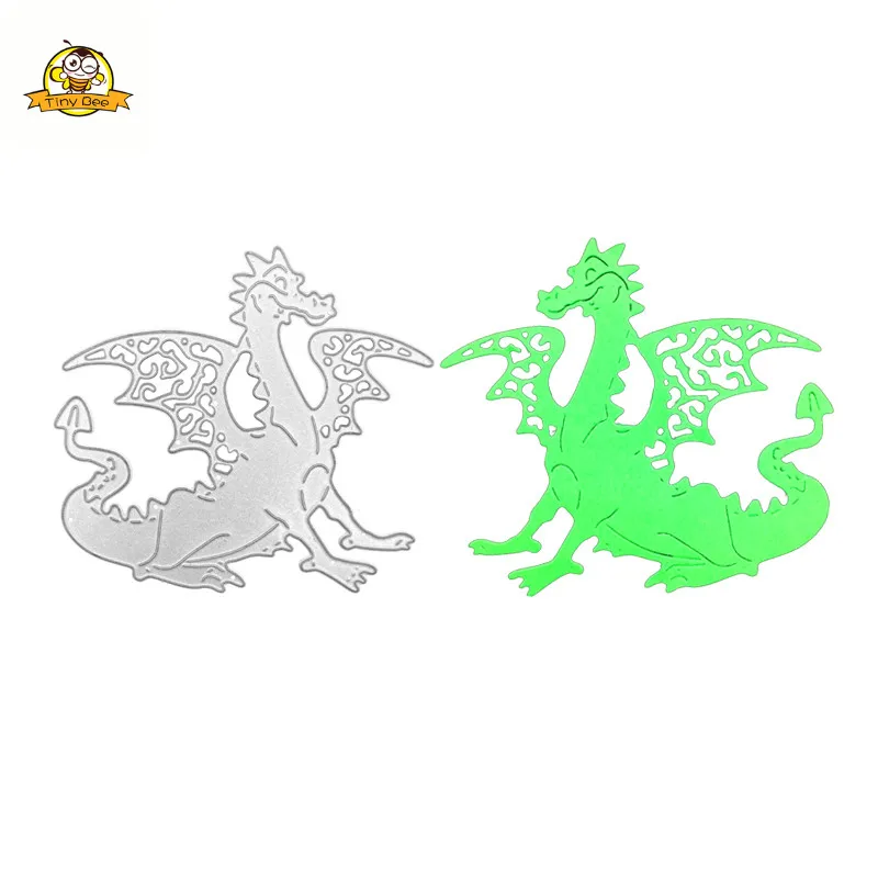 

Dragon Die Metal Cutting Dies Cut Animals Die Mold Decoration Scrapbooking Embossing Paper Craft Mould Punch Stencils