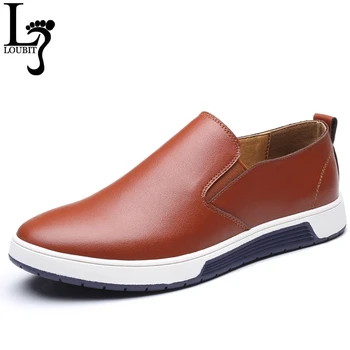 

Spring Autumn Men Leather Loafer Shoes Fashion Slip On Men's Casual Shoes For Men Moccasins Brand New Loafers Leisure Big Size