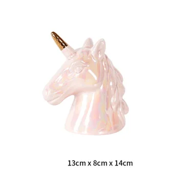 

Magic Unicorn Novelty Banco Canino Money Box Piggy Bank Money Saving Box Gift For Kid Home Decorations Figures scrulpture M5082