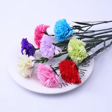 1 шт. подарок на день матери для учителя одиночный Гвоздика цветок Моделирование Роза Мыло букет сушеные s