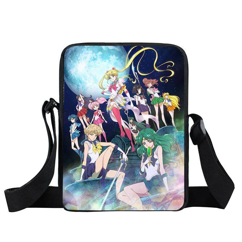 xkbmsn62 Аниме Сейлор Мун сумка-мессенджер SailorMoon Кристалл девушки мини-сумка на плечо женские сумки на каждый день Детские Школьные сумки Дети крест книжная сумка - Цвет: xkbmsn62