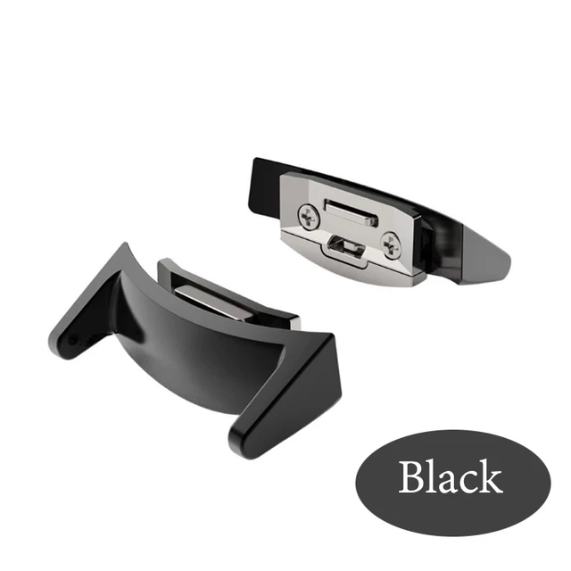 Adapter for Samsung Gear S2 RM-720 metal watchband connector Replaceable Connector Adapter Connect 20mm For Samsung Watch strap Black