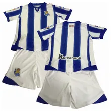 Детский комплект 19 20 Real Sociedad Jersey OYARZABAL X PRIETO AGIRRETXE Home Out GRANERO Футбольная форма
