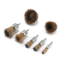 7x стальной проволоки полированный Набор щеток для удаления ржавчины очистки ржавчины шлифования
