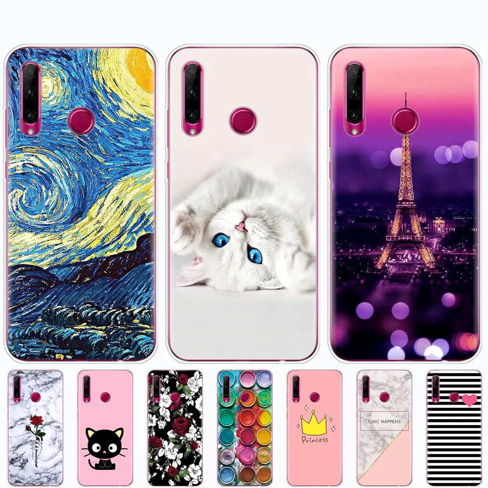 Чехол для Honor 20 оболочка силиконовая задняя крышка Huawei Pro Lite copas Honor20 YAL L21 роскошный