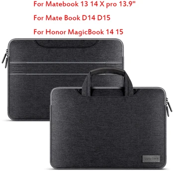 

For Huawei Matebook D 14 Mate D 15 Mate book 13 14 XPro Mate 14 Bag, For Honor MagicBook 14 MagicBook 15 Oxford cloth Laptop bag
