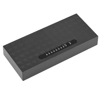 

8 Ports Ethernet Network Splitter, 10/100Mbps Switch HUB, Desktop Fast LAN Switcher Adapter(Black, US)