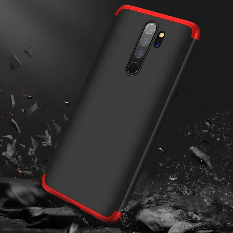 Армированный стекло чехол для redmi-note-8t xiaomi redmi note 8(8 t) pro чехол на ксиоми редми нот 8 про 8t Жесткий ПК, противоударный бампер чехол s note 8 t redmi note8 pro чехол редми нот 8про чехол note 8 pro case