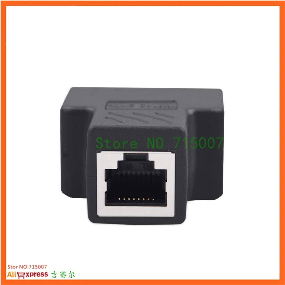 Сетевой кабель Ethernet RJ45 LAN от 1 до 2 способов Женская Стандартная док станция для