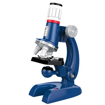 

Microscope Kit Lab Led 100X 200X 450X Homeschool Science Educational Toy Gift Refined Biological Microscope For Kids Chil