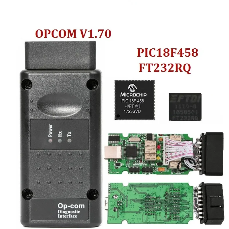 OP COM 1 99 95 70 PIC18F458 FTDI OPCOM 2018 интерфейс Opel Профессиональный диагностический