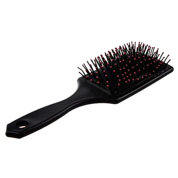 

Professional Black Paddle Cushion Hair Massage Brush Hairbrush Comb
