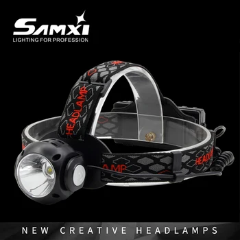 

Rotating Bright Light Headlights White Red Green 3 Lights Sources Multifunctional USB Rechargeable LED Flashlight head lantern