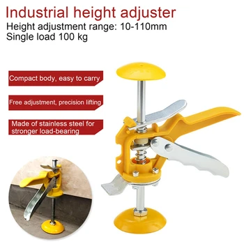 Height Adjustment Tile Assist Tool Regulator Tile Locator Leveling Tile Height Ceramic Locator Wall ceramic tile height regulator support wall brick positioner lifting top height positioner leveling device tile shop stick