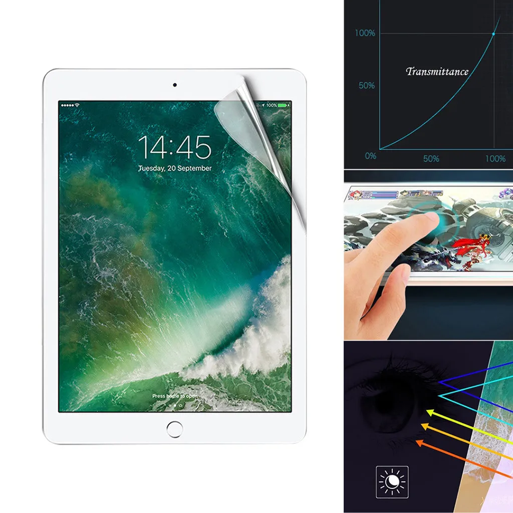3 шт взрывозащищенный ТПУ полное покрытие протектор экрана для iPad 7 10,2 дюймов планшет Анти-Царапины протектор экрана Флим#10G